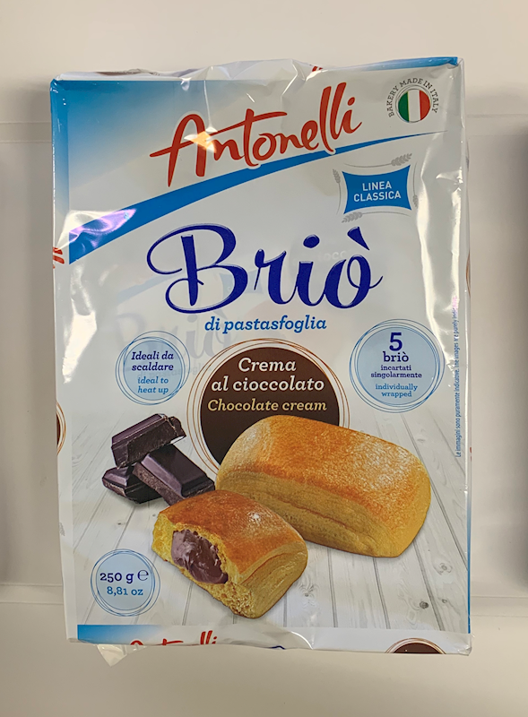Antonelli Brio Buns W/Chocolate Cream 250g/10pack