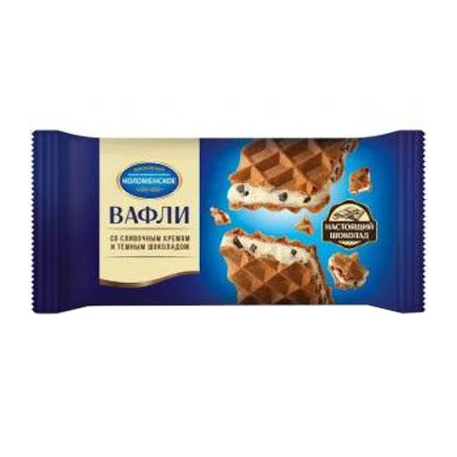 Waffles W/ Milk Cream & Dark Chocolate  104g/10pack